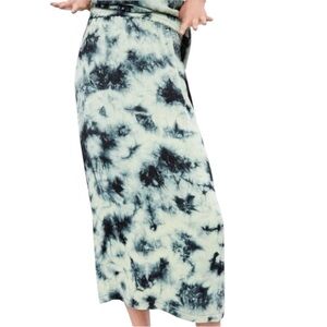 Zara Batik Midi Skirt